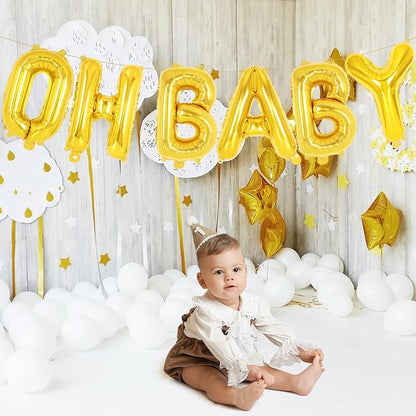 26 Pcs Gold Letter Balloons, 16 Inch Foil Alphabet Letter Balloons, Letter A-Z - Image 4