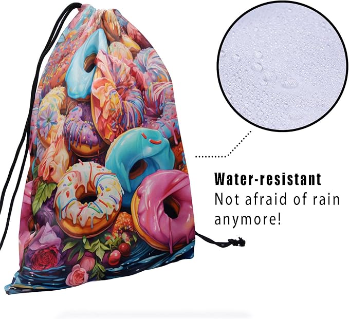 Watercolor Donuts Gymnastics Grip Bag - Image 4