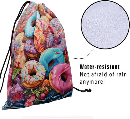 Watercolor Donuts Gymnastics Grip Bag - Image 4