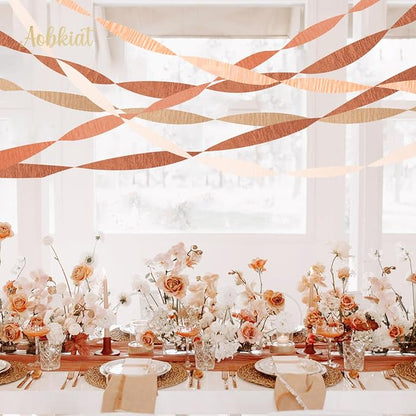 AOBKIAT Brown Boho Streamers Party Decorations - Image 6