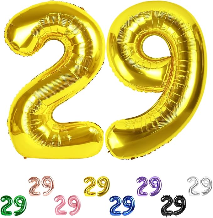 Number Balloons Gold 28 Balloon 40 inch - Image 6