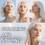 White Temporary Hair Color Spray, SOVONCARE Natural Hair Wax Dye Spray for Kids Halloween, Christmas Party, Cosplay -On 1-Day Washable 120ML