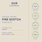 VINEVIDA Pine Scotch Essential Oil - Undiluted - DIY Candle Scents - 10 mL for Soap Making - Safe for Skin