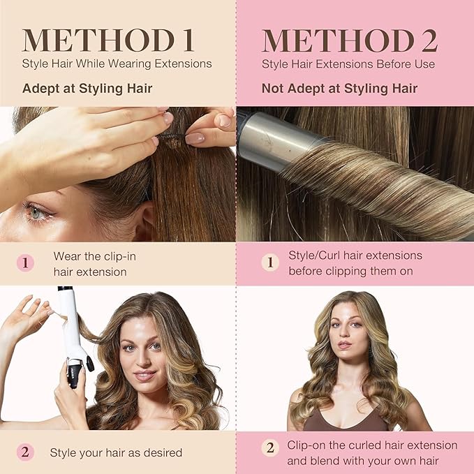GOO GOO Clip in Hair Extensions Real Human Hair, Remy Human Hair Extensions Clip ins for Women, Natural Human Hair, 22inch 110g 7Pcs, 5A/90/16F Bahamian Balayage