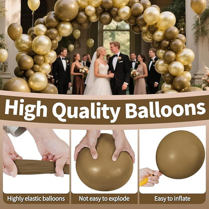 Brown Balloon 12 Inch - Image 4