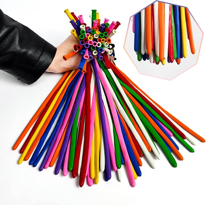 Long Balloons Animals, Thickening 260 Balloons - Image 5