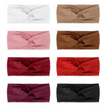DRESHOW Headbands for Women Girls Vintage Headband Knotted Headwraps Criss Cross Hair Bands Accessories