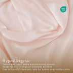 TOSMO Luxury Pillow Case Set of 2 - Cooling Viscose Derived from Bamboo - Oeko-TEX, Breathabl Silky Soft Pillow Cases with Envelope Closure (Standard / 20x26, Pale Pink)