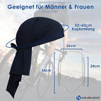 Bandanas Skull Caps for Men, Women Breathable Neck Gaiters, Sweat Wicking Do Rags Head Wraps, Helmet Liner Durag