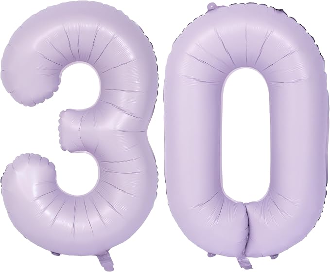 40 In Matte Purple Number Balloons Helium Foil Mylar Balloon Digital 30 | by Exquisitehighqualitypartydecorationstomeetyoureveryneed%EF%BC%81
