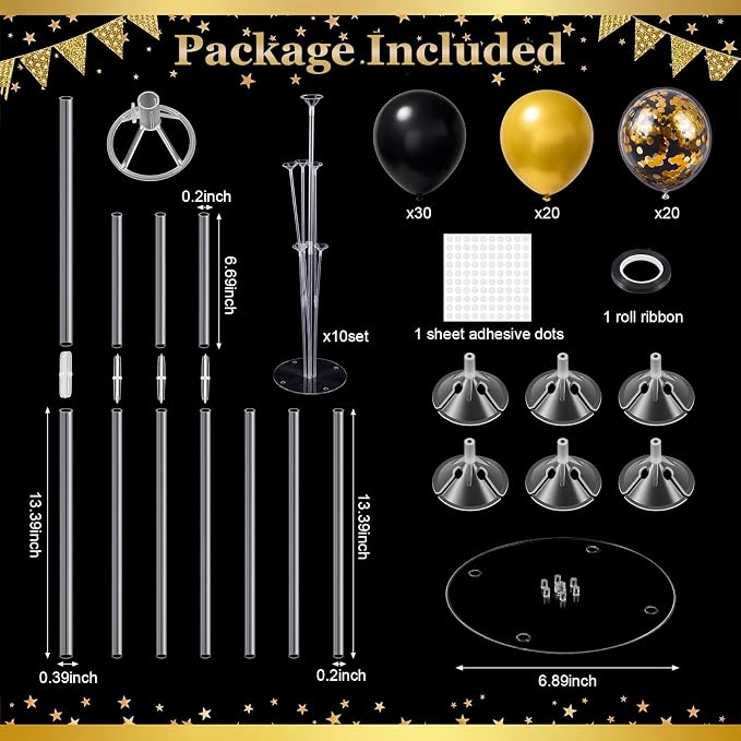 10 Sets of Balloon Stands Kits - Image 2