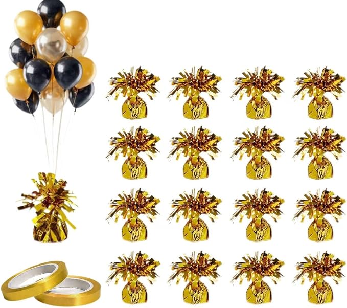balloon weights are perfect for parties, weddings. Each pack includes 16PCS by Unknown