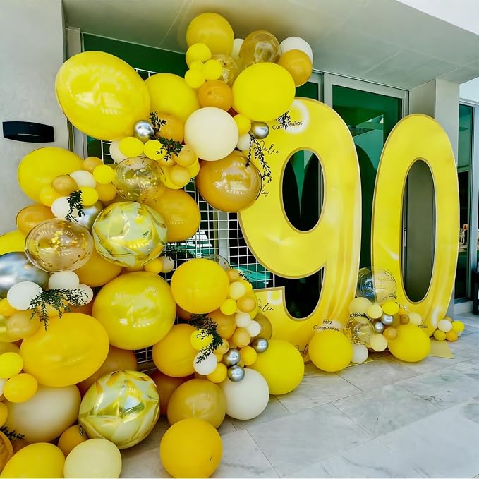 Lukiituke Yellow Balloons, Honeybee Sunflower Theme Decorations - Image 4