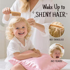 OLESILK 100% Mulberry Silk Toddler Pillowcase for Hair and Skin, Both Sides 19 Momme Pure Natural Silk Travel Pillow Cases with Hidden Zipper, 13"x 18", Light Plum