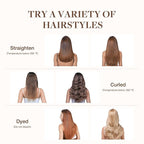 GOO GOO Clip in Hair Extensions Real Human Hair, Remy Human Hair Extensions Clip ins for Women, Natural Human Hair, 14inch 60g 4Pcs, 4/27/4 Balayage Chocolate Brown to Caramel Blonde