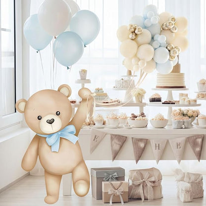 43 Pcs Bear Baby Shower Party Decorations 31 Bears Cardboard Cutout Stand - Image 6