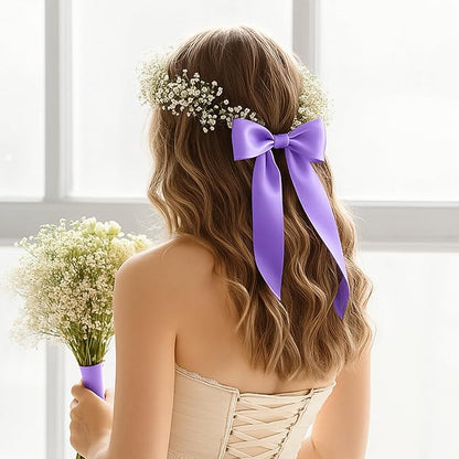 1 1/2In 30Yards Violet Ribbon for Gift Wrapping Birthday Graduate DIY Craft | - Image 8