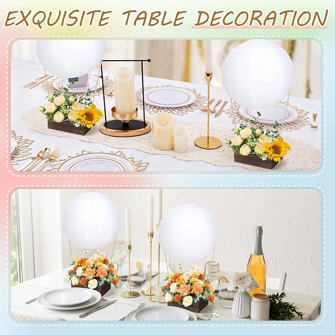 8 Sets Hot Air Balloon Table Centerpieces Kit All-In-One Hot Air Balloon - Image 6