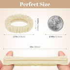 WantGor Hair Ties, Women 10PCS Hair Bands No Damage Elastic Scrunchies Seamless Ponytail Holders Hair Accessories Head Bands for Women's Thick Thin Hair (Neutral)