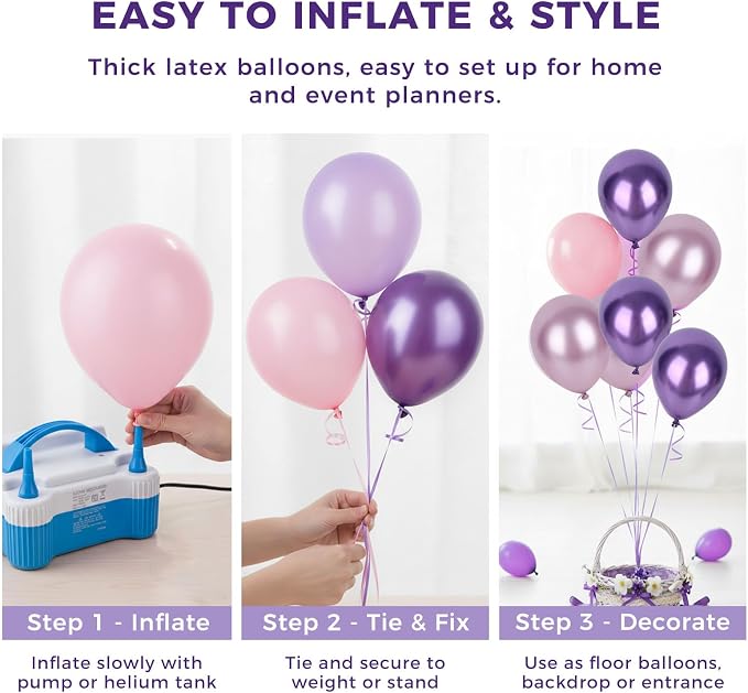 LovesTown Pink and Purple Balloons - Image 6
