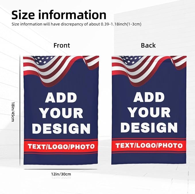 Custom Garden Flag Personalized Double Side Flags | Add Your Image Text Logo - Image 4