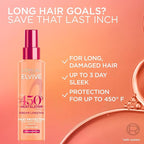 L'Oreal Paris Elvive Dream Lengths Heat Slayer Pre-Iron Spray Leave-In, 4.4 Ounce