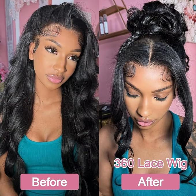 Hidden Strap Invisi Strap Straight 360 Glueless Wigs Human Hair Pre Plucked Pre Bleached Brazilian Virgin Wig With Drawstring 250 Density HD Full Lace Front Wigs Human Hair 22 Inch