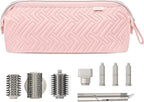 Leudes Hair Tools Travel Bag for Shark Flexstyle Carrying Case Portable Shark Hair Air Wrap Dryer Case Waterproof Dustproof Flat Curling Iron Travel Organizer (Pink)