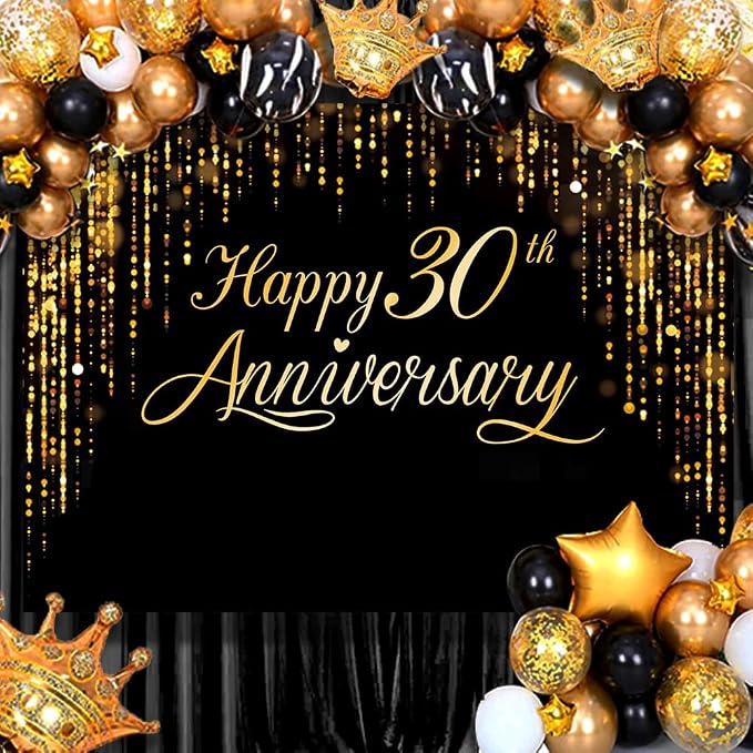 Happy 30th Anniversary Banner - Image 4