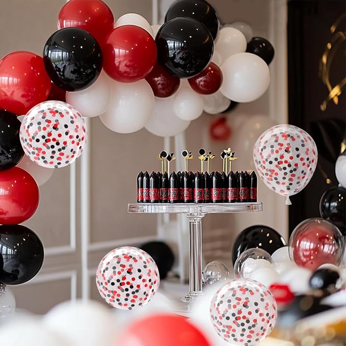 Patimate Red Black Balloons Set - Image 5