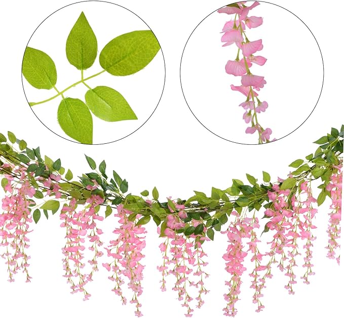 Lvydec Wisteria Artificial Flowers Garland - Image 5
