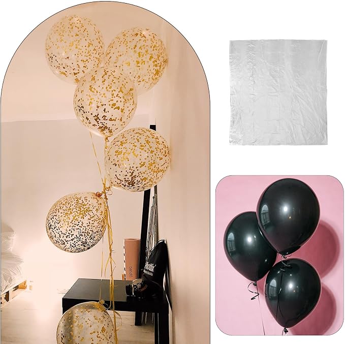 Plastic Balloon Storage Bags Designed and Creating Sturdy Large Capacity 5pcs - Image 4