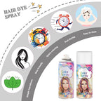 Grey Hair Color Spray, Temporary Hair Color Spray, Grey Hair Dye, Washable, Easy To Colour, Mild Formula, Suitable For Various Hair Types, Works On All Hair Colors 120ml