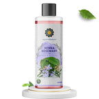 Henna Rosemary Hair Oil 200 ml, 6.76 fl oz with Neem, Shikakai, Bhringraj, Amla, Brahmi, Sesame, Olive & Sunflower Oils