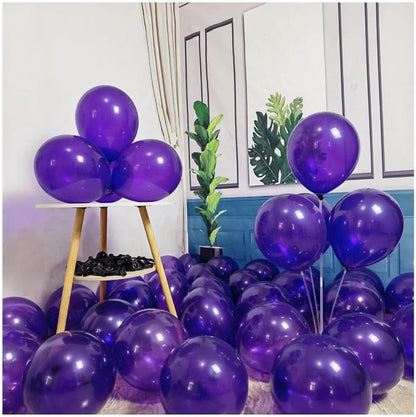 300 Pack Dark Purple Balloons 12 inch Dark Purple Latex Party Balloon Bulk by ZWZLIULIAN