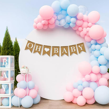 Anwyll Burlap Oh Baby Banner - Image 5