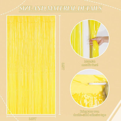 DECOCKRAT 3 Pack Foil Fringe Backdrop - Image 2