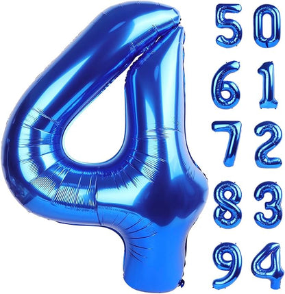 Navy Blue 4 Balloon by IWERP