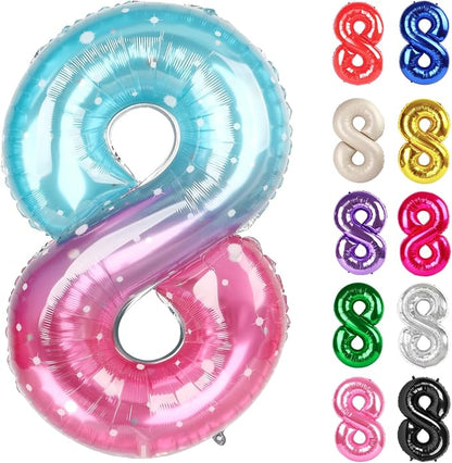 StarrySky Number 8 Balloon 40 Inch by IWERP