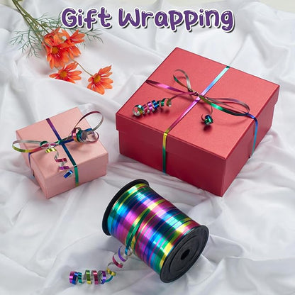 500 Yard Curling Ribbon for Gift Wrapping, Colors Balloon String, 3/16" Thin - Image 3
