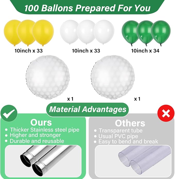 2 Sets Golf Balloon Column Stand Kit - Image 3