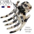 Camila Paris CP3476 French Hair Clip for Women, Hand-Made Hair Side Clips, 2 Inch Girls Hair Claw Clips Jaw Fashion Durable Styling Hair Accessories for Women, Strong Hold No Slip Grip, Made in France