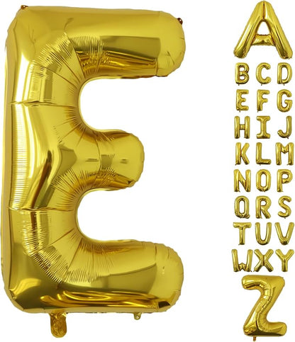 Letter Balloons Gold Party Balloon by United-UnicornsParty