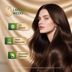 Permanent Hair Dye Hair Color for Gray Hair Coverage PPD-Free Hair Color Kit Medium Brown Hair Dye 3C Dark Mocha Brown Chocolate Brown