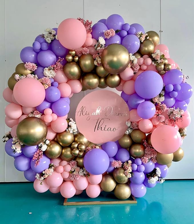 Pink and Purple Balloon Arch Kit, Engagements, Baby Shower, Anniversary Party - Image 5