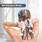 Scalp Massager Hair Growth, Scalp Scrubber Wiht Silicone Bristles, Head Massager Scalp, Wet Dry Hair Care Scalp Scrub for Women Man (Black)
