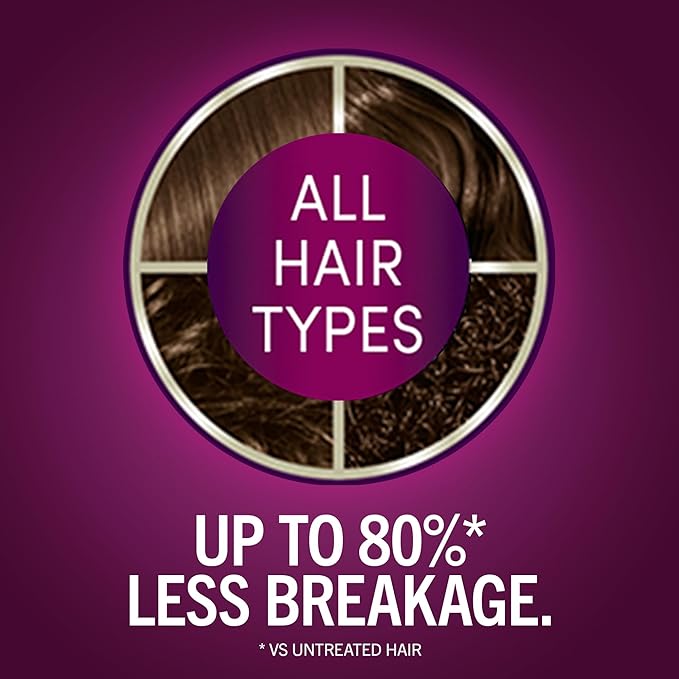 Schwarzkopf Keratin Permanent Hair Dye Cream, 6.64 Champagne Brown, Professional Quality Color for Up to 100% Gray Coverage, Bond Enforcing System