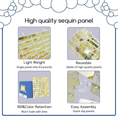 COKAOBE LiteGrid Series Shimmer Wall Backdrop - Image 3