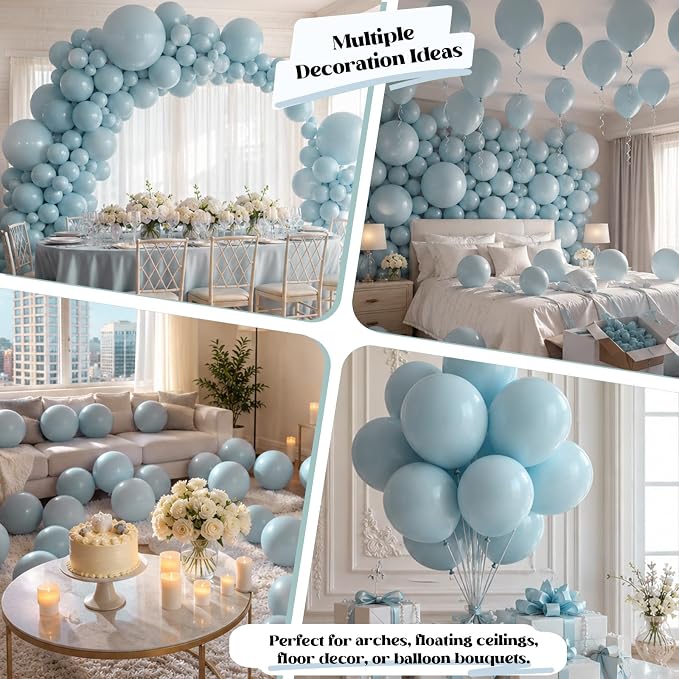 Dusty Blue Balloons - Image 6