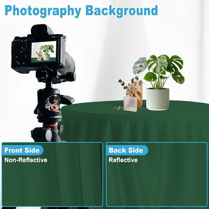Dark Green Photography Backdrop - Image 6